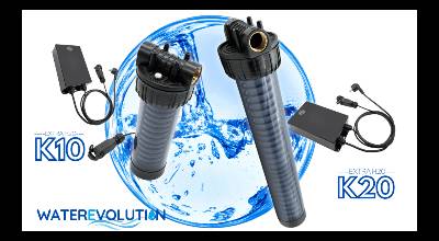 Waterevolution k10 e k20. trattamento delle acque con pef
